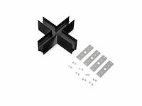 Connector x voor opbouw magnetische rails (3x) - afbeelding 3 van  4