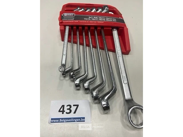 Connex 8 delige ring-sleutelset - afbeelding 1 van  3