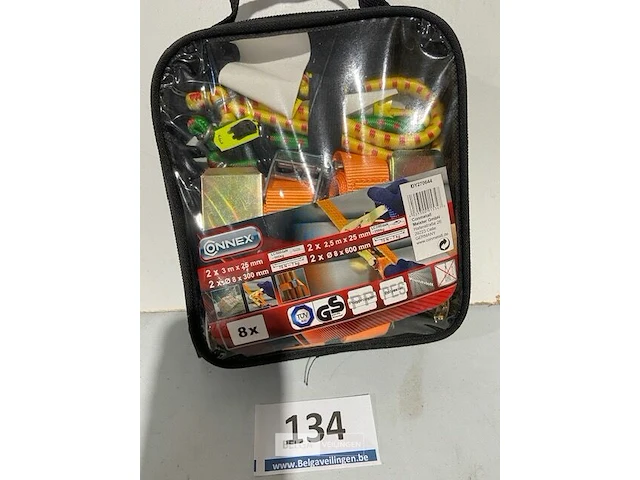 Connex 8 delige set spanbanden en bagaedragers - afbeelding 1 van  3