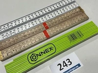 Connex vouwmeter 1x 2 meter en 4x 1meter - afbeelding 3 van  3
