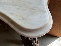 Console met witte carreramarmer / doublure - afbeelding 7 van  9