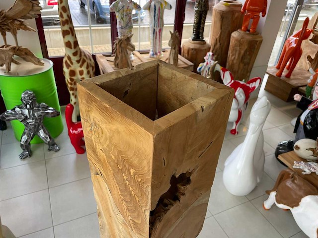 Console van wortelhout decoratiestuk - afbeelding 3 van  5