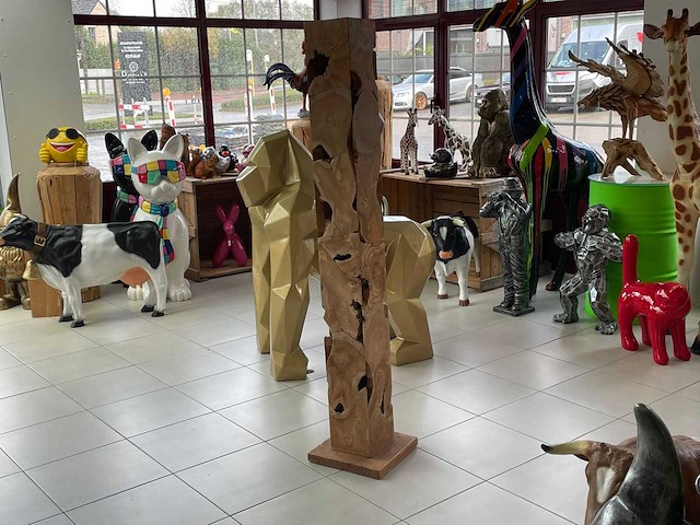 Console van wortelhout decoratiestuk - afbeelding 4 van  5