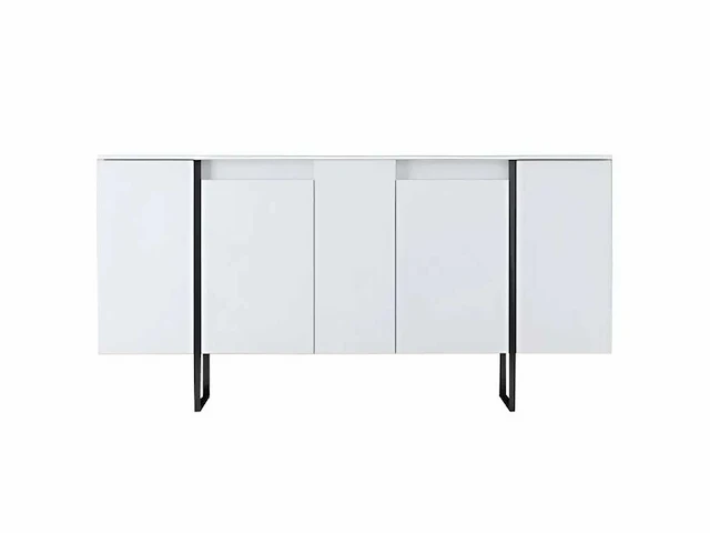 Consoletafel - witte en metalen poten - afbeelding 2 van  9