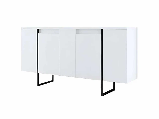 Consoletafel - witte en metalen poten - afbeelding 4 van  9