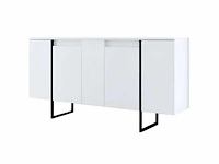Consoletafel - witte en metalen poten - afbeelding 4 van  9