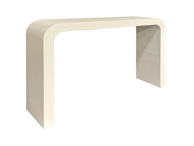 Consoletafel in witte mortex - afbeelding 1 van  4