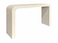 Consoletafel in witte mortex - afbeelding 1 van  4