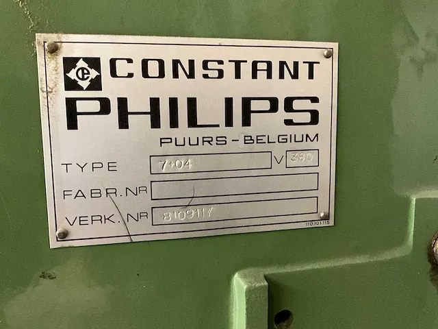 Constant philips 7.04 kettingfreesmachine - afbeelding 5 van  7