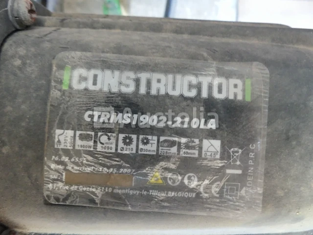 Constructeur verstekzaag ctrsm1902-210la - afbeelding 7 van  7