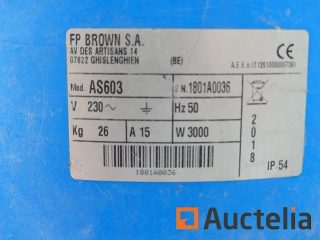 Constructie stofzuiger op wielen brown as603 - afbeelding 2 van  6