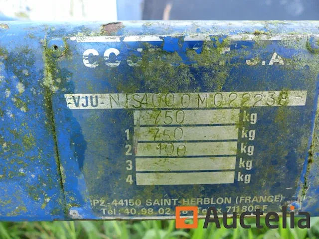 Constructietrailer - afbeelding 16 van  17