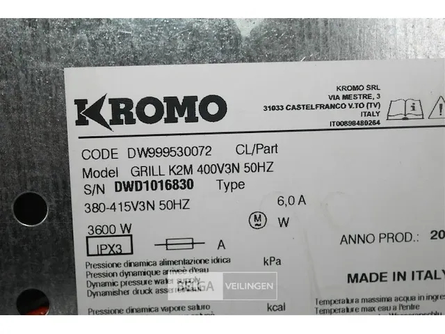 Contact grill kromo - afbeelding 6 van  6