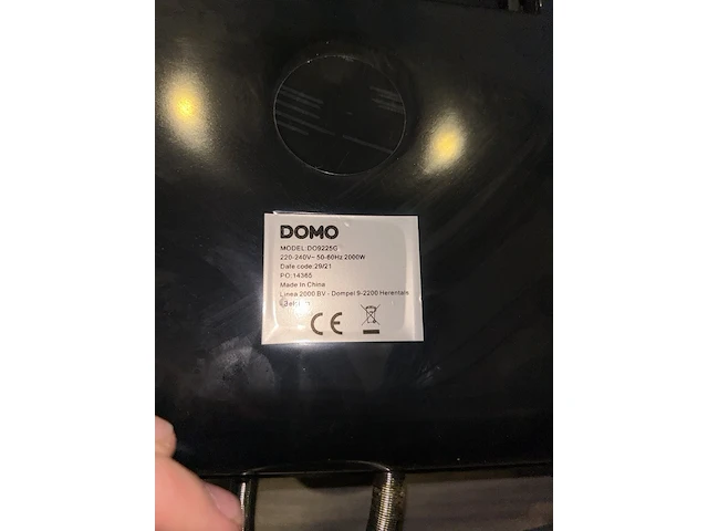 Contactgrill domo - afbeelding 3 van  3