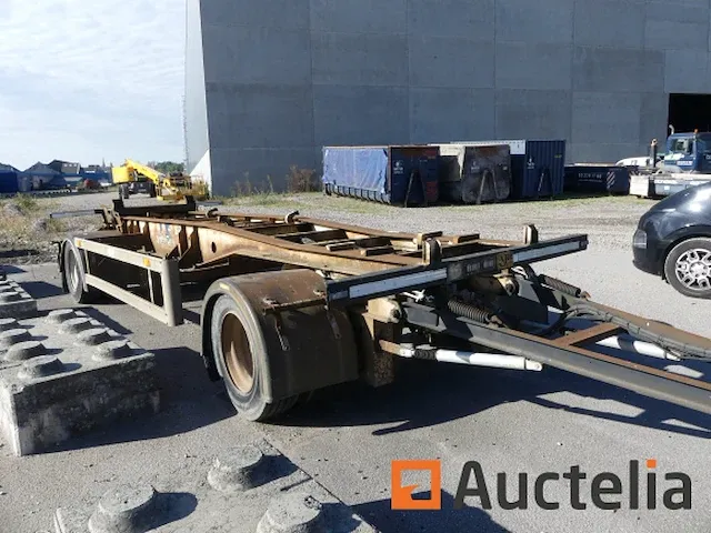 Container aanhangwagen ajk affi/10-20/19.0 (te herstellen) - afbeelding 1 van  15