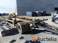 Container aanhangwagen ajk affi/10-20/19.0 (te herstellen)