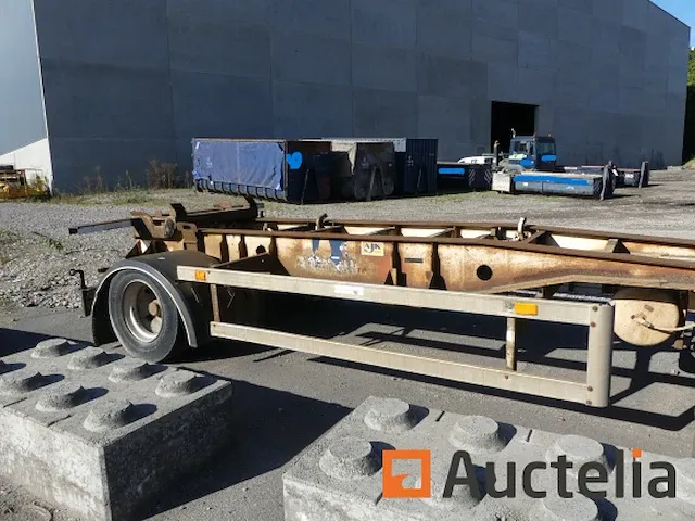 Container aanhangwagen ajk affi/10-20/19.0 (te herstellen) - afbeelding 10 van  15