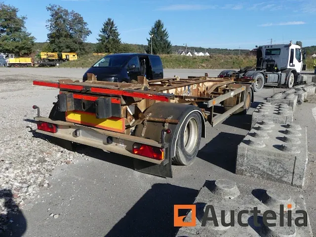 Container aanhangwagen ajk affi/10-20/19.0 (te herstellen) - afbeelding 12 van  15