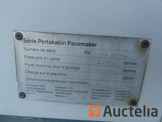 Container bureautafel/sanitair/garderobe portakabin - afbeelding 13 van  37