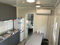 Container-cabine-mobiele woonunit-zorgunit-kantoorunit 33,6m2 - 12mx2,8m - afbeelding 14 van  65