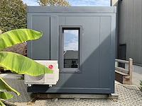 Container-cabine-mobiele woonunit-zorgunit-kantoorunit 33,6m2 - 12mx2,8m - afbeelding 12 van  65