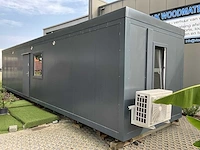 Container-cabine-mobiele woonunit-zorgunit-kantoorunit 33,6m2 - 12mx2,8m - afbeelding 33 van  65