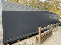 Container-cabine-mobiele woonunit-zorgunit-kantoorunit 33,6m2 - 12mx2,8m - afbeelding 34 van  65