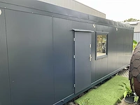 Container-cabine-mobiele woonunit-zorgunit-kantoorunit 33,6m2 - 12mx2,8m - afbeelding 64 van  65