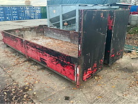 Container met alluminium schotten afzet afvalcontainer - afbeelding 1 van  5