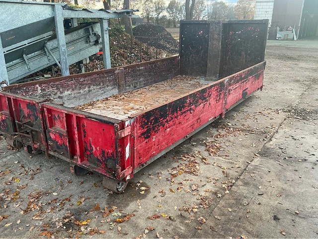 Container met alluminium schotten afzet afvalcontainer - afbeelding 2 van  5