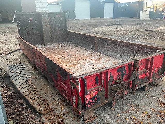 Container met alluminium schotten afzet afvalcontainer - afbeelding 4 van  5