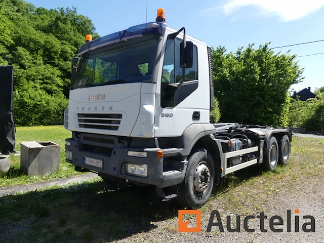 Container vrachtwagen + container 11 m³ iveco trakker 380 - afbeelding 1 van  52