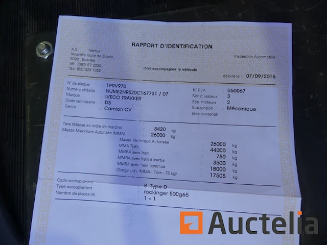 Container vrachtwagen + container 11 m³ iveco trakker 380 - afbeelding 37 van  52