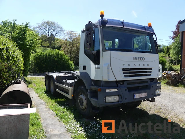 Container vrachtwagen + container 11 m³ iveco trakker 380 - afbeelding 49 van  52