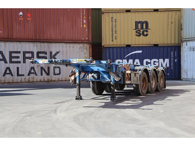 Containerchassis groenewegen 30 cc-14-27 2001 - afbeelding 1 van  1