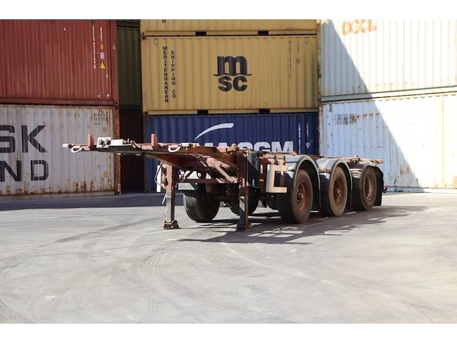 Containerchassis lag 20/30ft adr - afbeelding 1 van  1
