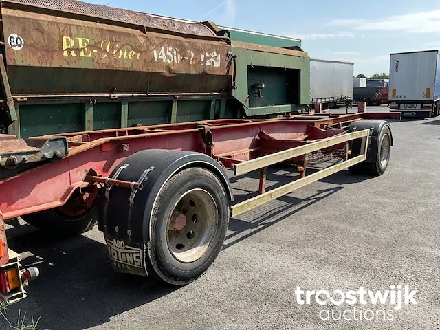 Containerchassis oplegger - afbeelding 7 van  8