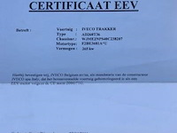 Containervrachtwagen iveco trakker ad260t36, datum 1ste inschrijving 11/9/2011, chassisnummer wjme2nps40c238207, km-stand keuring 9/25 31.445, euro 5, diesel, kenteken, gelijkvormigheidssattest - afbeelding 9 van  17