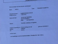 Containervrachtwagen iveco trakker ad260t/8.0, datum 1ste inschrijving 23/8/2011, chassisnummer wjme2nncs40c238124, km-stand keuring 10/24 161.910, euro 5, diesel, kenteken, gelijkvormigheidssattest - afbeelding 5 van  14