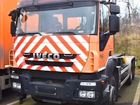 Containervrachtwagen iveco trakker,diesel,7790cm³,243kw,1e inschr 23/1/12, wjme2nns40c242895,kmstand vlg ltste keuring dd 16/10/23: 191107km, co²-uitstoot ng, euro5,kenteken,gelijkvormigheidsattest, keuring tot 27/10/24, 2sleutels - afbeelding 1 van  19