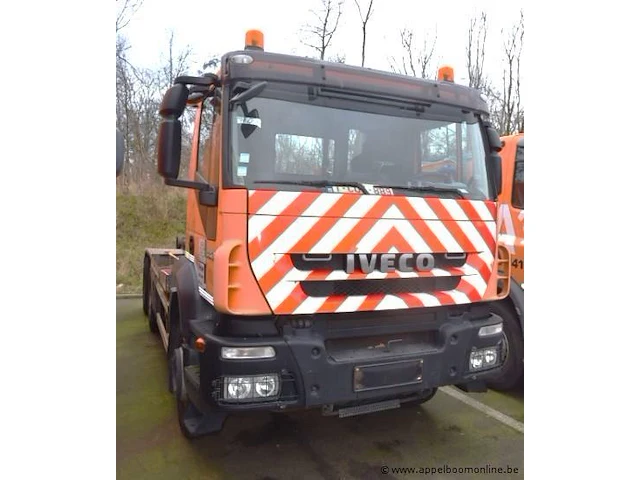Containervrachtwagen iveco trakker,diesel,7790cm³,243kw,1e inschr 23/1/12, wjme2nns40c242895,kmstand vlg ltste keuring dd 16/10/23: 191107km, co²-uitstoot ng, euro5,kenteken,gelijkvormigheidsattest, keuring tot 27/10/24, 2sleutels - afbeelding 12 van  19