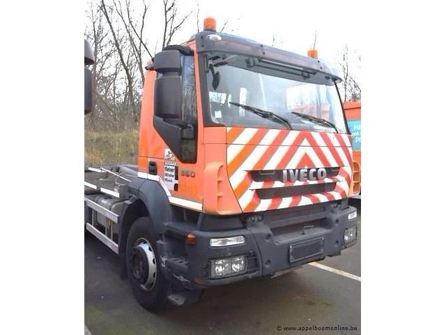 Containervrachtwagen iveco trakker,diesel,7790cm³,265kw,1e inschr 28/10/11, wjme2nps40c238123,kmstand vlg ltste keuring dd 17/10/23: 159499km, co²-uitstoot ng,euro5,kenteken,gelijkvormigheidsattest, keuring tot 14/11/24, 2sleutels - afbeelding 12 van  21