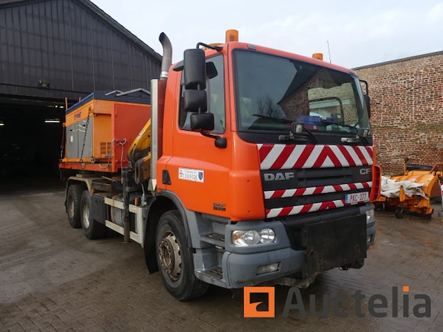 Containerwagen met kraan daf at75pe (2005-256.718 km) - afbeelding 23 van  56