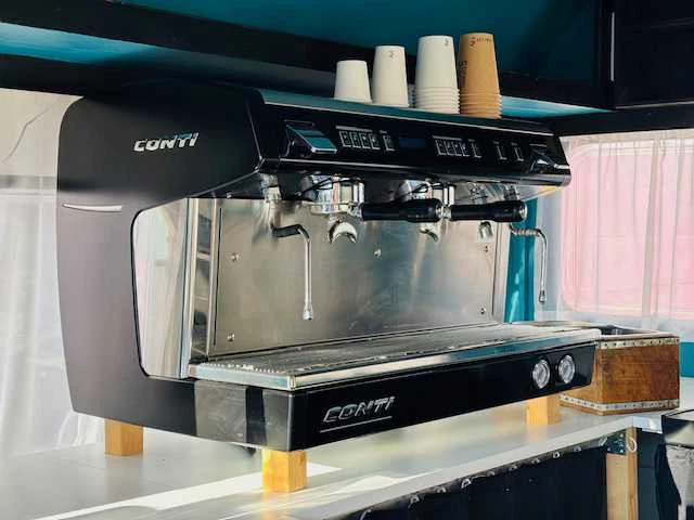 Conti x-one 2-groupsis koffiemachine & grinder fiorenzato f64 - afbeelding 1 van  10