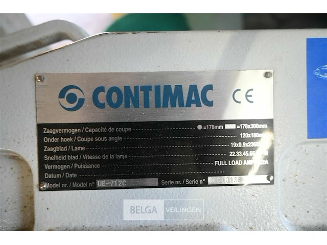 Contimac bandzaagmachine - afbeelding 6 van  7