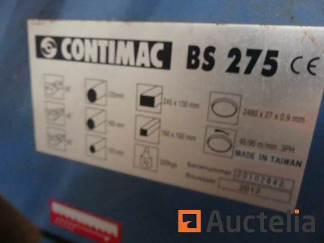 Contimac bs 275 lintzaag - afbeelding 7 van  10