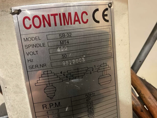 Contimac sb32 kolomboormachine - afbeelding 4 van  6