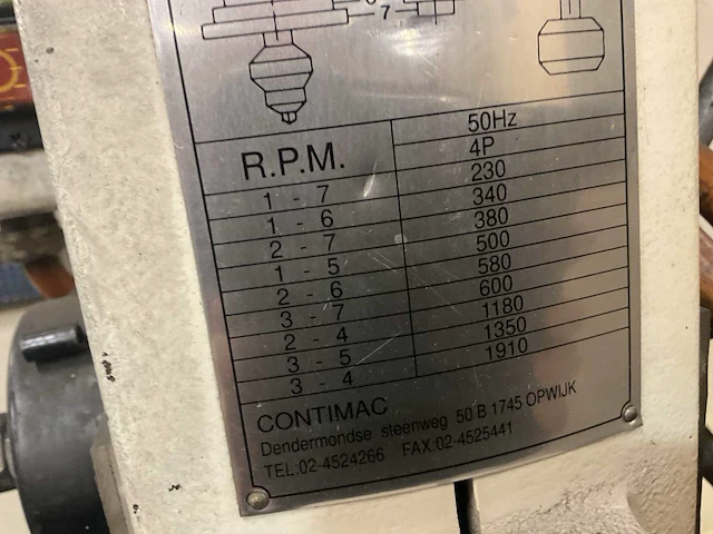 Contimac sb32 kolomboormachine - afbeelding 5 van  6