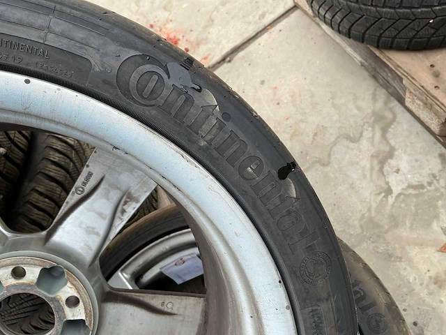 Continental contisportcontact autoband met aluminium velg (4x) - afbeelding 2 van  14