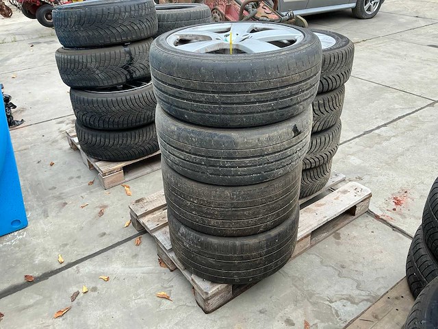 Continental contisportcontact autoband met aluminium velg (4x) - afbeelding 1 van  14